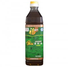 福临门家香味浓香压榨菜籽油（非转基因）900mL/瓶