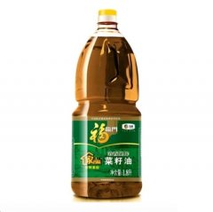 福临门家香味浓香压榨菜籽油（非转基因）1.8L/瓶